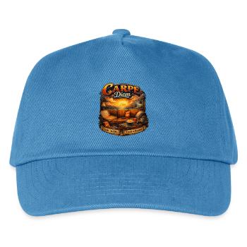 Carpe Diem Sunset Lounge - Kinder Basecap - Pfauenblau - Vorne