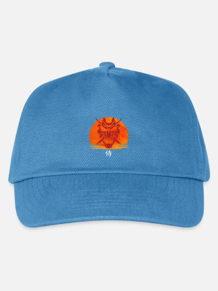 Wächter des Sonnenuntergangsdrachens 侍 - Kinder Basecap - Pfauenblau