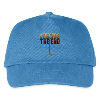 I Decide The End Spear Stoic Mindset Gift T-Shirt - Kids’ Baseball Cap - peacock-blue - Front