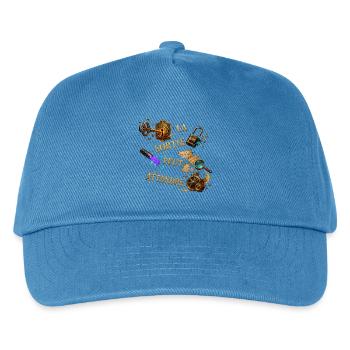 Sortie peut attendre – Steampunk mystique - Casquette de baseball Enfant - bleu paon - Devant