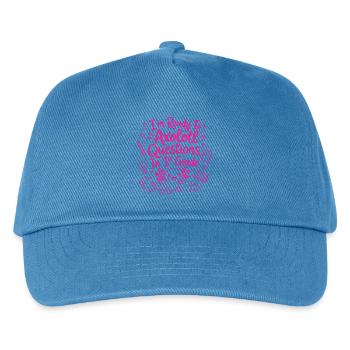 Ready to Axolotl Questions in 1st Grade - Cute - Kids’ Baseball Cap - peacock-blue - Front