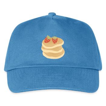 Strawberry Pancake Stack - Kids’ Baseball Cap - peacock-blue - Front
