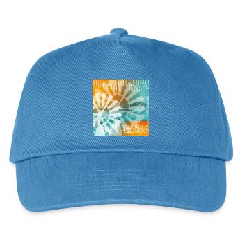 Balearic Islands Tie-Dye - Kids’ Baseball Cap - peacock-blue - Front