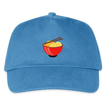 Bowl of ramen - Kids’ Baseball Cap - peacock-blue - Front
