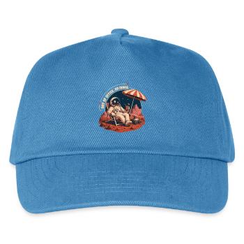 Out Of Office On Mars – Vacation in Space - Kids’ Baseball Cap - peacock-blue - Front