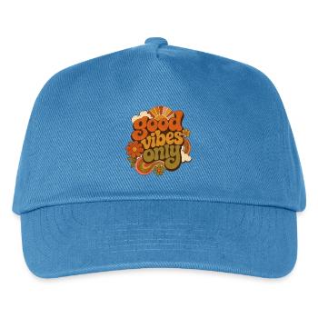 vibes - Kids’ Baseball Cap - peacock-blue - Front