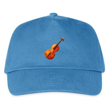 Violin - Kids’ Baseball Cap - peacock-blue - Front