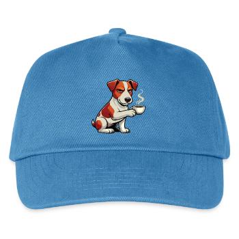 Jack Russel terrier Jack russel Besitzer Jacky - Kinder Basecap - Pfauenblau - Vorne