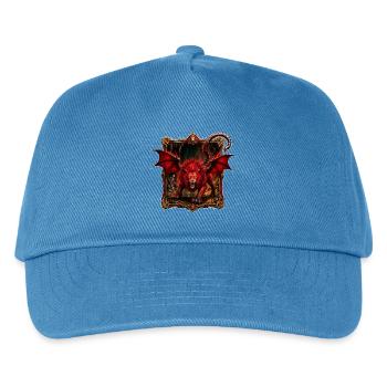 Mythische Chimäre - Kinder Basecap - Pfauenblau - Vorne