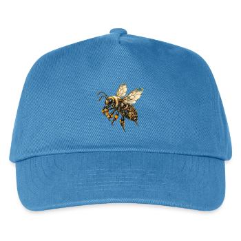 Mechanische Bestäuberin - Kinder Basecap - Pfauenblau - Vorne
