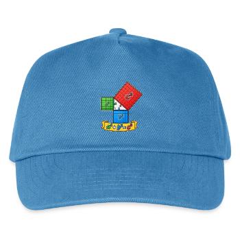 Satz des Pythagoras – Mathe einfach erklärt - Kinder Basecap - Pfauenblau - Vorne