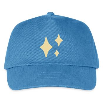 Golden Sparkle Trio - Kinder Basecap - Pfauenblau - Vorne