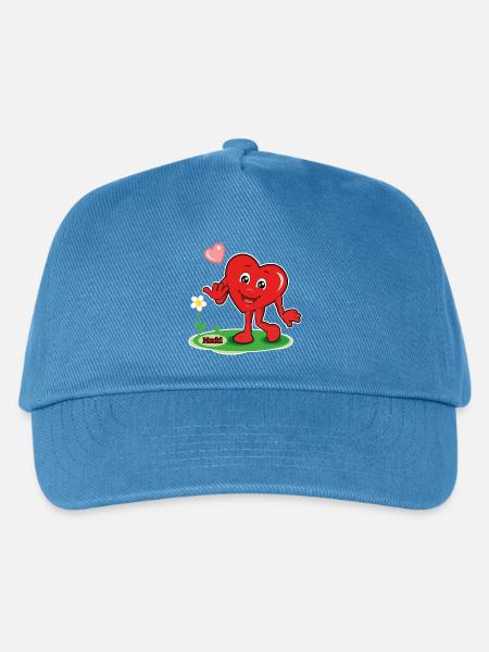Mucki Kuss - Kinder Basecap - Pfauenblau