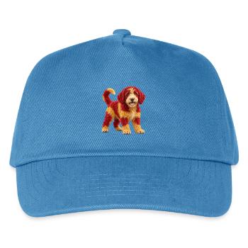 Spanischer Wasserhund - Kinder Basecap - Pfauenblau - Vorne