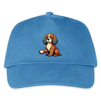 Cocker Spaniel Cockerhund Cocker Spaniel Besitzer - Kinder Basecap - Pfauenblau - Vorne
