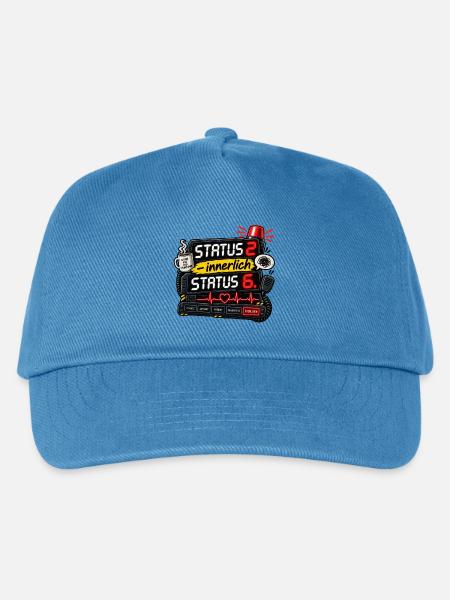 Neonstatus Innerlich Puls Kaffee - Kinder Basecap - Pfauenblau