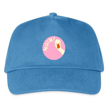 Gans Moin - Kinder Basecap - Pfauenblau - Vorne
