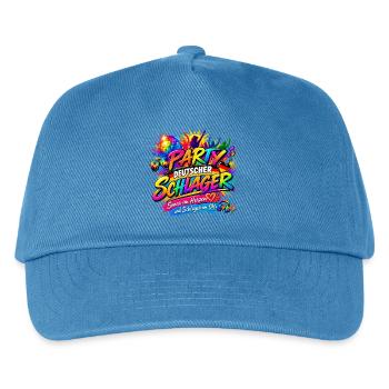 Deutscher Schlager , Schlager Party - Kinder Basecap - Pfauenblau - Vorne