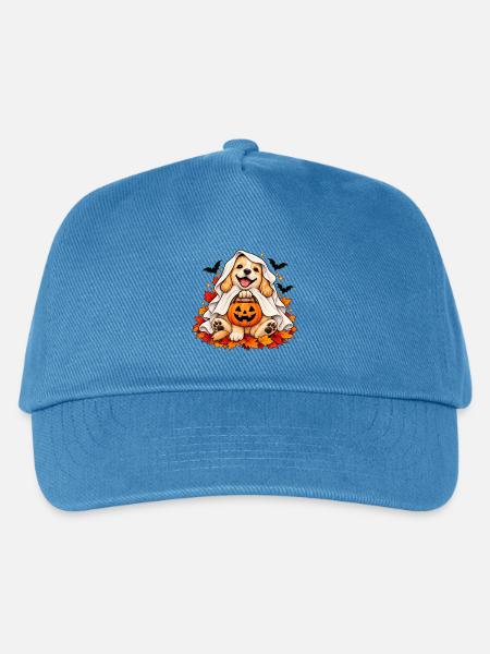 Süßer Geisterhund Halloween - Kinder Basecap - Pfauenblau