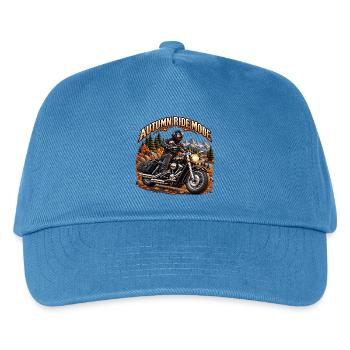 Autumn Ride Mode - Kinder Basecap - Pfauenblau - Vorne