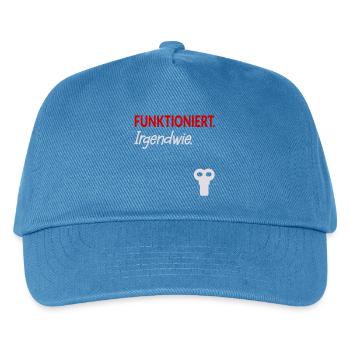 Aufziehschlüssel Funktionieren Stress - Kinder Basecap - Pfauenblau - Vorne