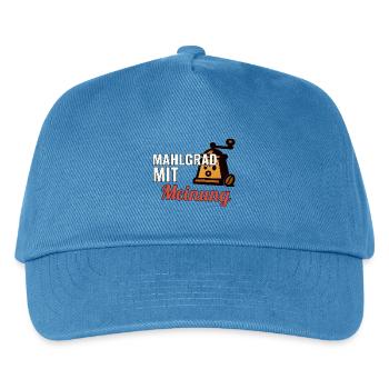 Hobby-Barista Geschenk für die erste Brühstation - Kinder Basecap - Pfauenblau - Vorne