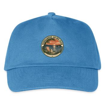 Feierabendsee - Kinder Basecap - Pfauenblau - Vorne