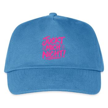 Juckt mich nicht! - cooler Spruch - Kinder Basecap - Pfauenblau - Vorne