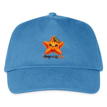 Fuchsfisch-Seestern - Kinder Basecap - Pfauenblau - Vorne