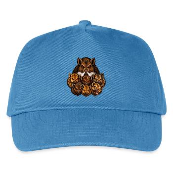 Säen und Ferkel - Kinder Basecap - Pfauenblau - Vorne