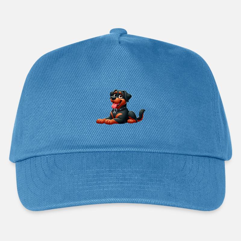 Rottweiler - Kinder Basecap - Pfauenblau