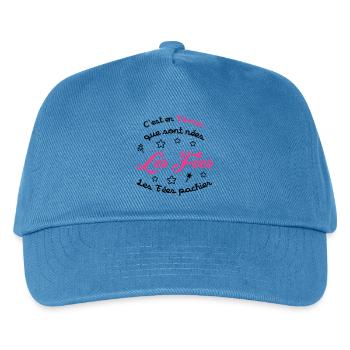Fée / Fille / Reine / Naissance / Bébé / Février - Kids’ Baseball Cap - peacock-blue - Front