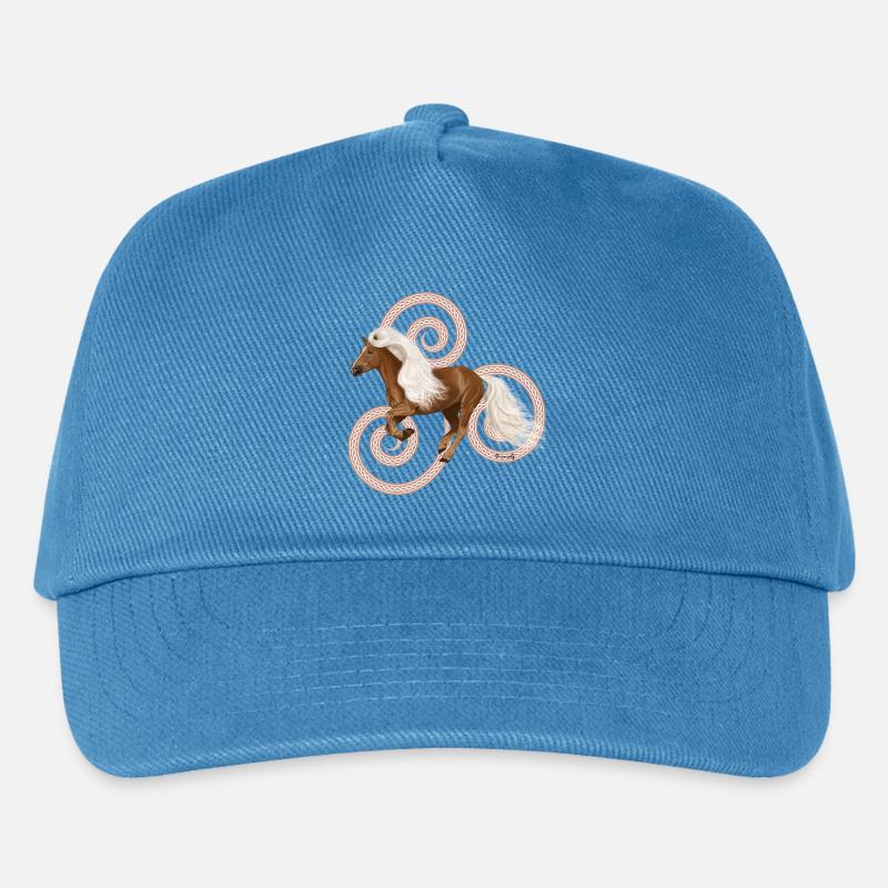 Haflinger Artos - Kinder Basecap - Pfauenblau
