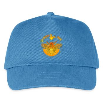 queen bee - queen bee & golden crown - Kids’ Baseball Cap - peacock-blue - Front
