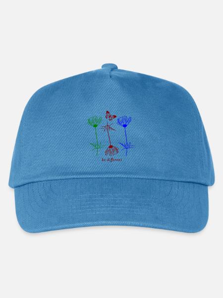 be different - Kinder Basecap - Pfauenblau