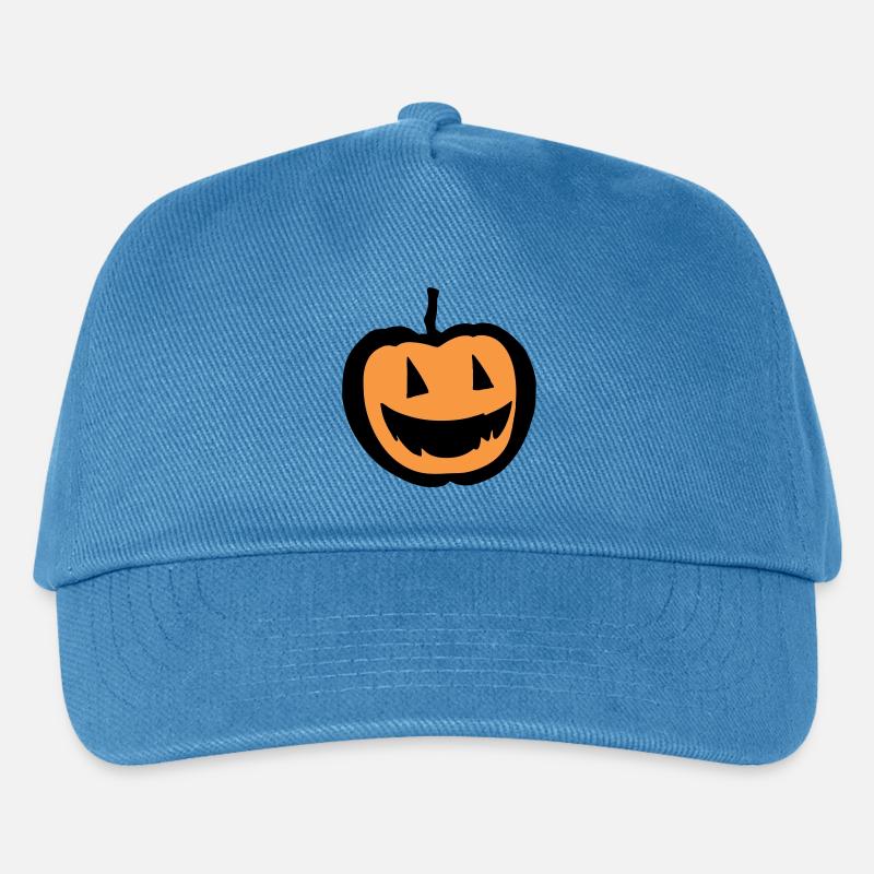 Halloween - Kinder Basecap - Pfauenblau