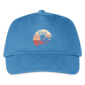 Outdoor Klettern - Kinder Basecap - Pfauenblau - Vorne