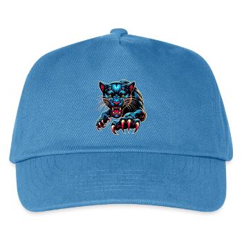Panthère - Casquette de baseball Enfant - bleu paon - Devant