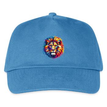 Lion - Kids’ Baseball Cap - peacock-blue - Front