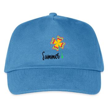 HOLIDAY. HAPPY HOLIDAYS. MISTRESS. MASTER. TEACHER - Kids’ Baseball Cap - peacock-blue - Front