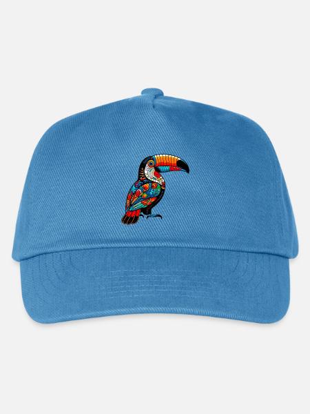 Tukan - Kinder Basecap - Pfauenblau