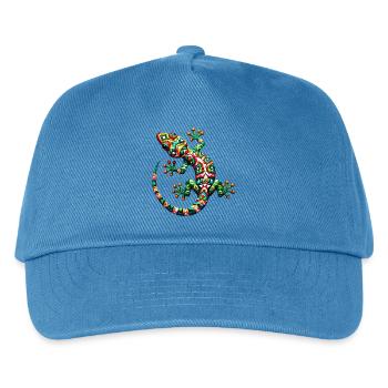 Gecko - Kids’ Baseball Cap - peacock-blue - Front