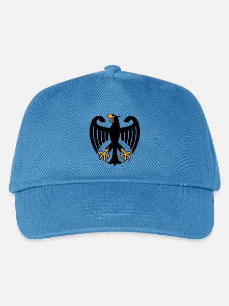 Bundesadler Deutschland Adler Wappen - Kinder Basecap - Pfauenblau