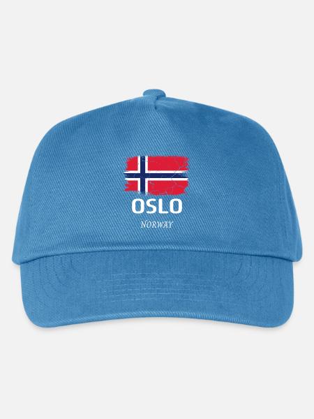 Oslo - Kinder Basecap - Pfauenblau