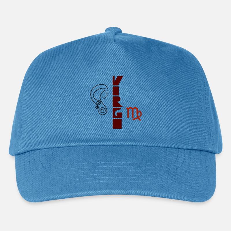 Jungfrau Design von Cean - Kinder Basecap - Pfauenblau