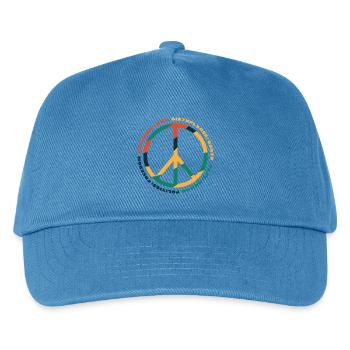 Menschenrechte - Kinder Basecap - Pfauenblau - Vorne