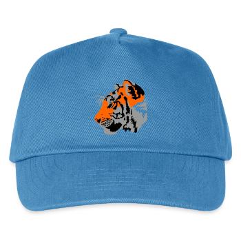 Tiger - Kinder Basecap - Pfauenblau - Vorne