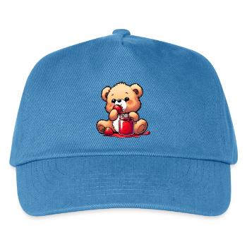Bear Teddy Bear Bear - Kids’ Baseball Cap - peacock-blue - Front