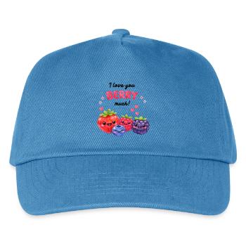 Love you Berry much! Sweet berry friends children - Kids’ Baseball Cap - peacock-blue - Front