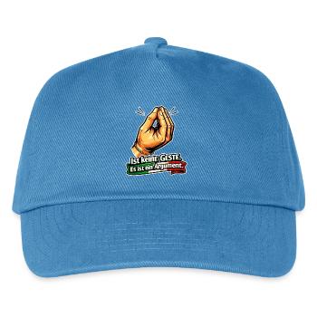 Italian Argument - Kids’ Baseball Cap - peacock-blue - Front